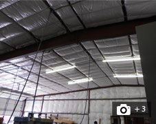 Image of pin and banded insulation.  Click here for more pin and banded insulation images.